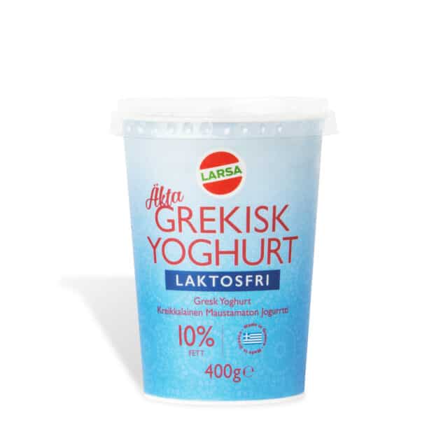 Äkta grekisk laktosfri yoghurt, 10%